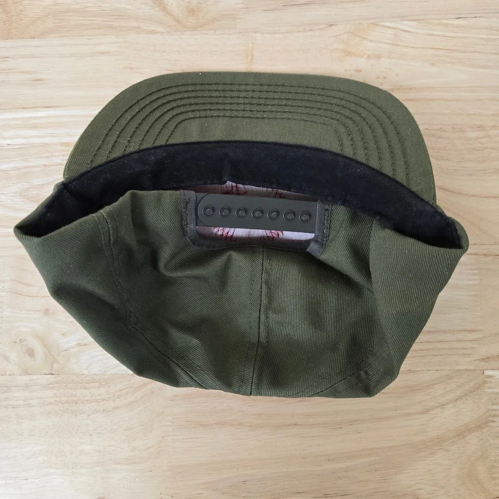Vintage BSA Scout Cap Hat Webelos Kids Teens Green 1980s USA Boy Scouts Official